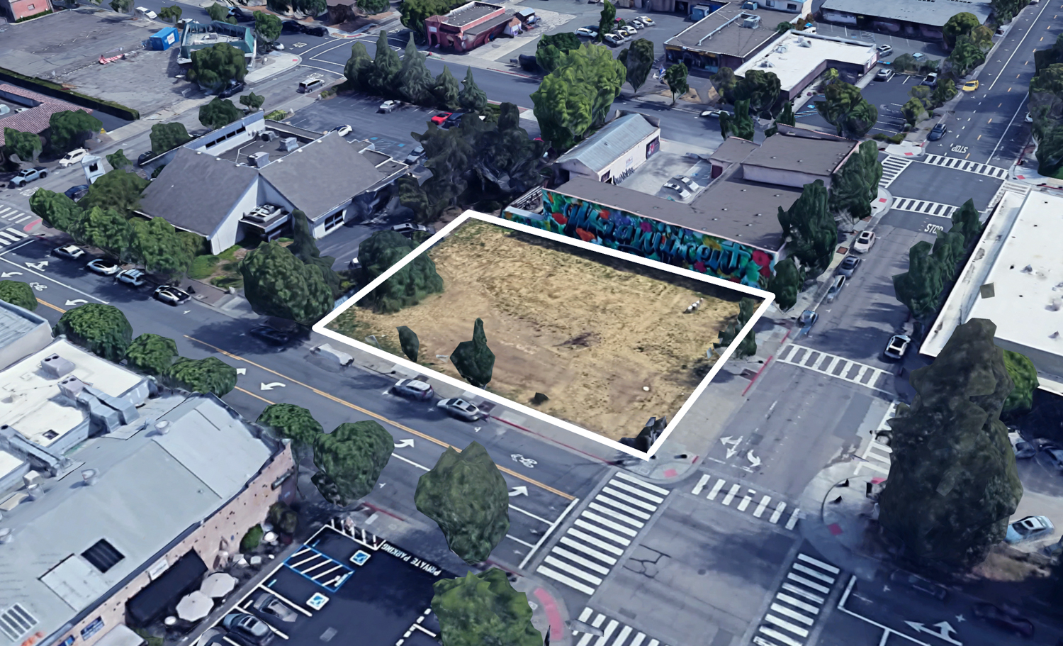 2 Petaluma Boulevard South, image via Google Satellite