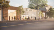 2055 Chestnut Street pedestrian view, rendering by Jensen Architects