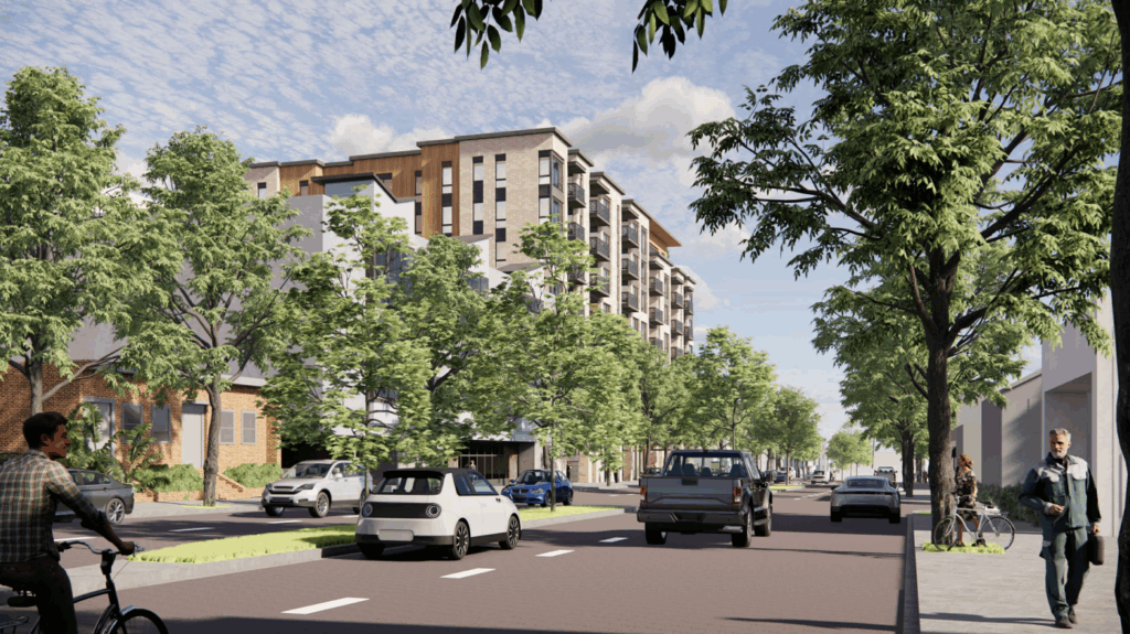 2109 Virginia Street Distance Rendering, image by Tractenberg Architects