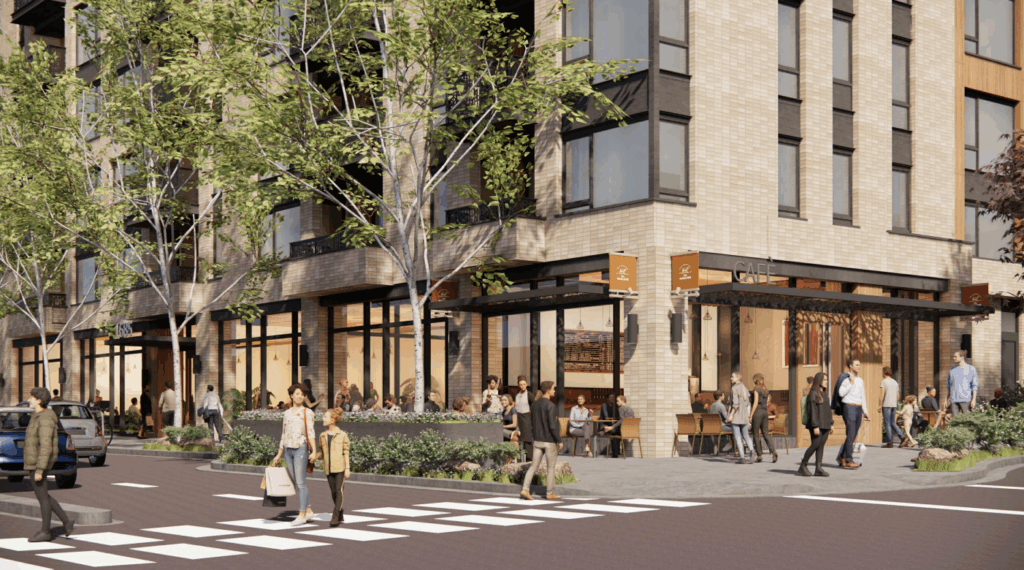 2109 Virginia Street Ground Level Rendering, image by Tractenberg Architects