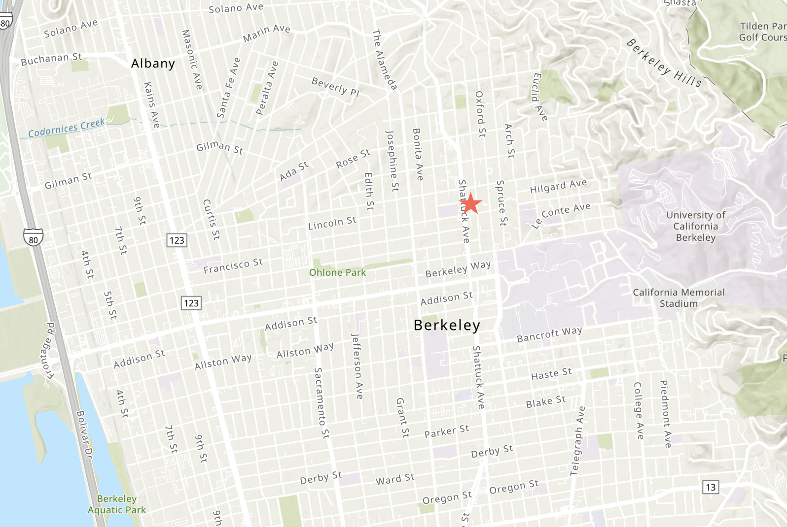 2109 Virginia Street Site Location, image via ArcGIS Online