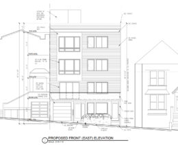 268 Fair Oaks Street proposed front elevation, illustration by Shatara Architecture