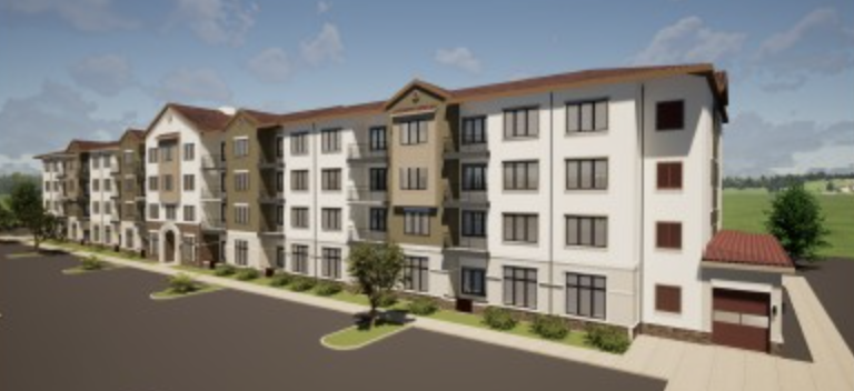 315 Las Animas Avenue Apartments Rendering, image via City of Gilroy