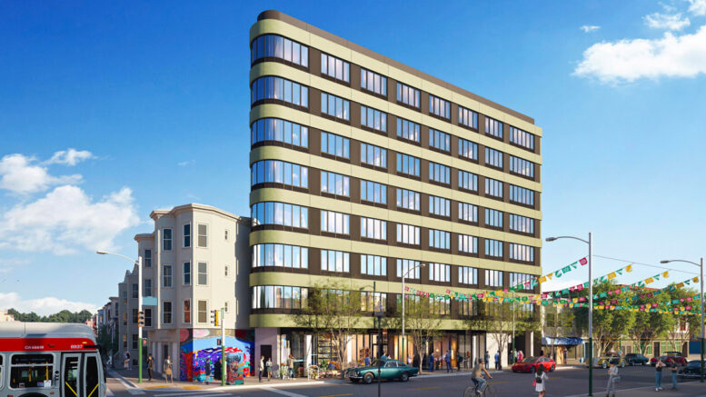 3230 24th Street corner view, rendering by Wong Logan Architects