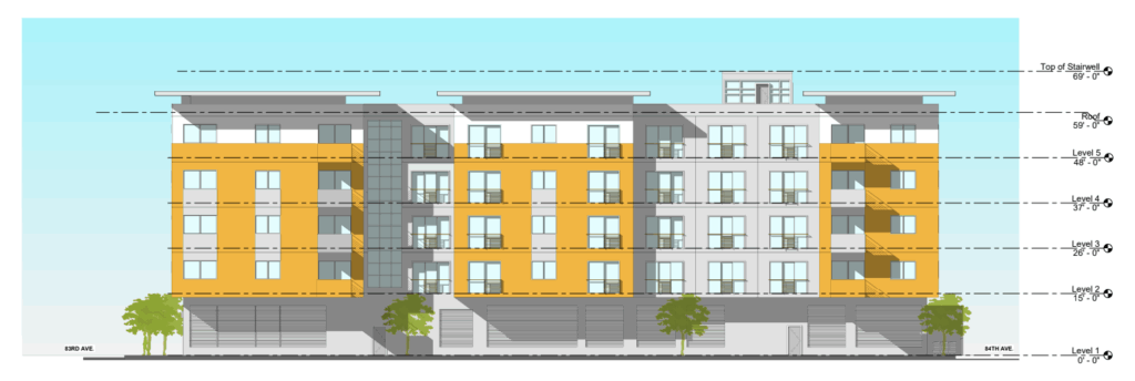 8301 MacArthur Boulevard Elevation, image by BantaDESIGN