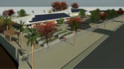 Catalonia Palms Assisted Living Facility aerial view, illustration by D & Z Structural Engineering