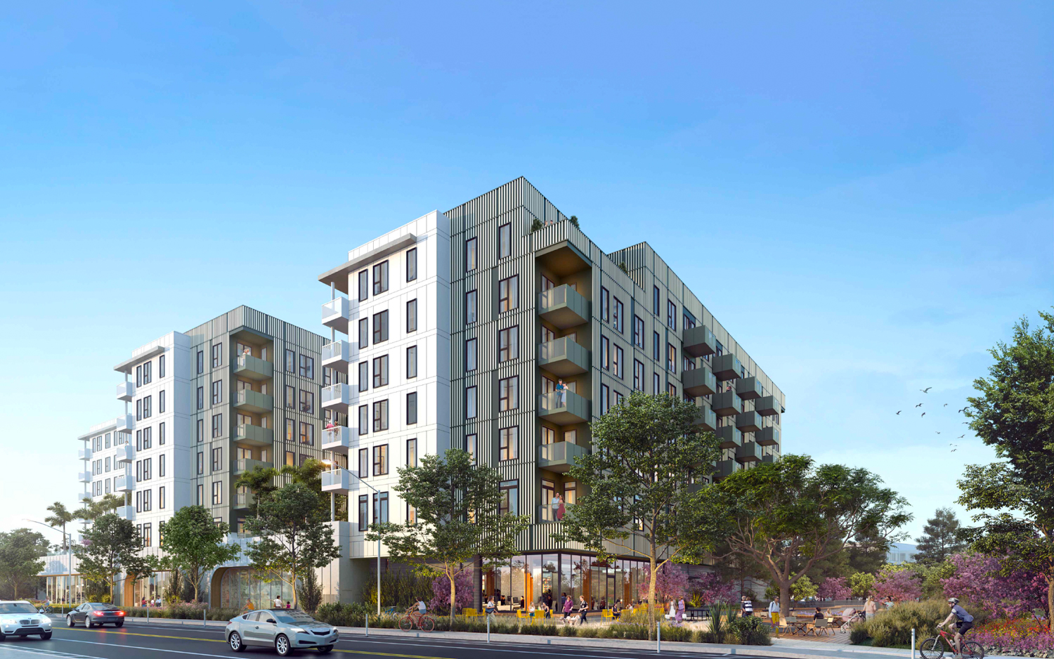 1215 Bordeaux Drive looking southwest, rendering by KTGY