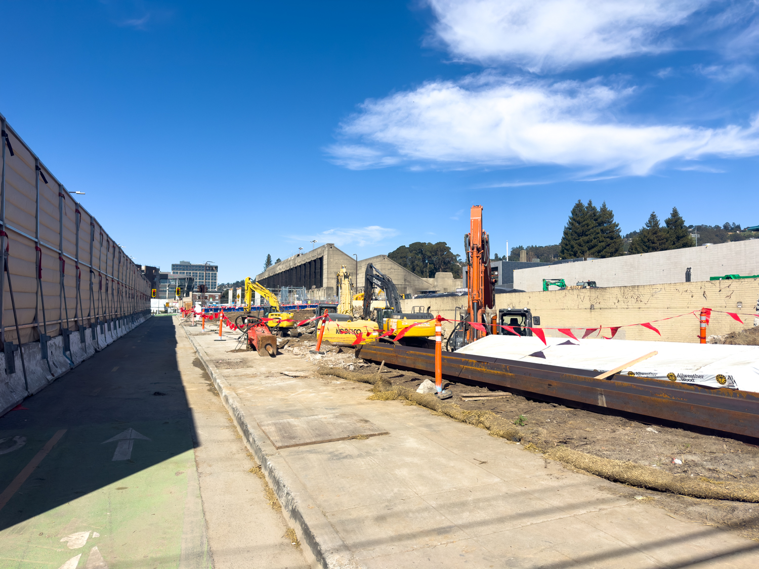 2200 Bancroft Way construction progress, image by author