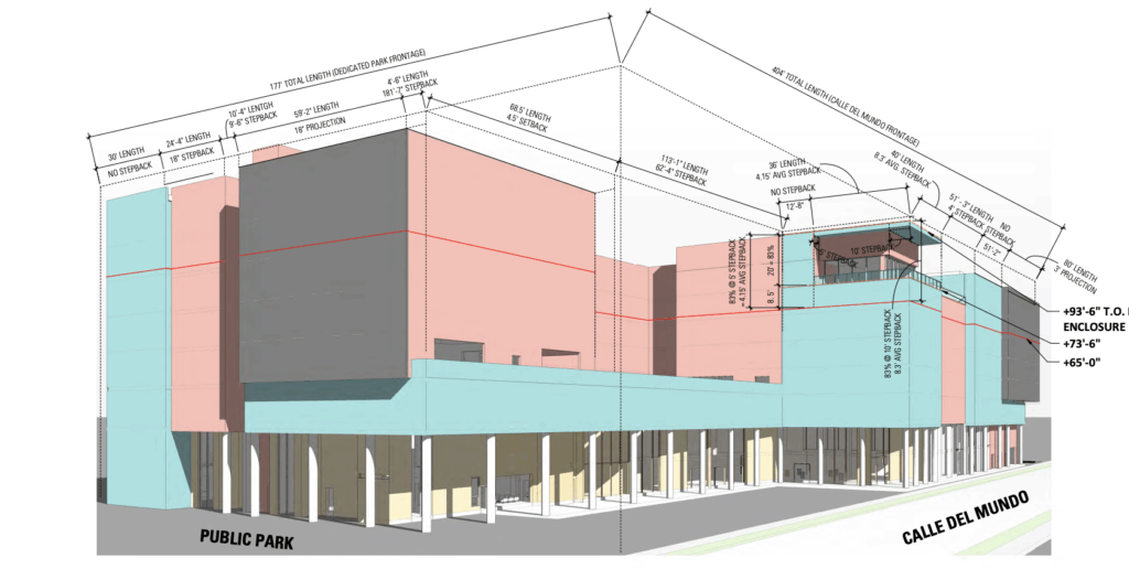 2263 Calle Del Mundo Massing Diagram, image by BAR Architects