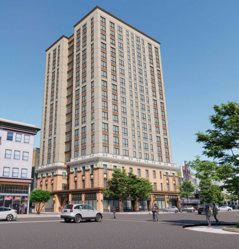 2276 Shattuck Avenue ground view, rendering by Studio KDA