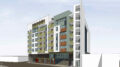 2555 Flores Street establishing view, rendering by DNA Design and Architecture