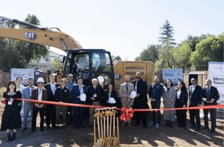 300 Redding Road Ground-Breaking Ceremony, image via AlphaX RE Capital