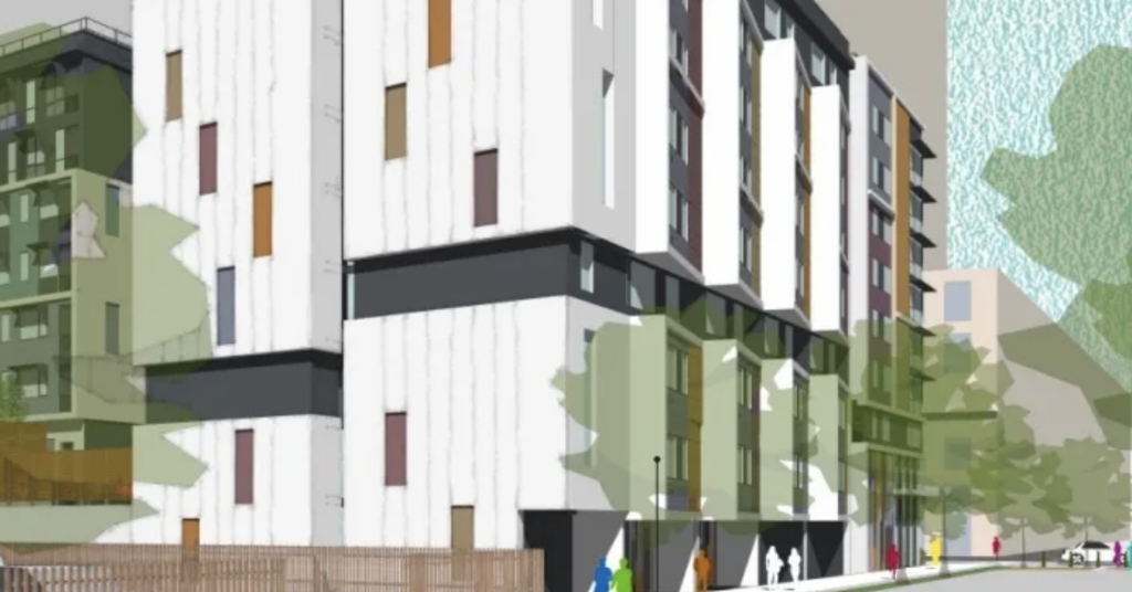 501 South Almaden Ave Rendering, image by Leddy Maytum Stacy Architects