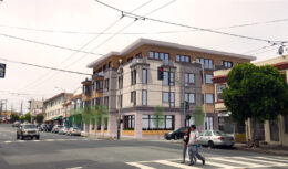 5500 Mission Street, rendering by Schaub Li Architects