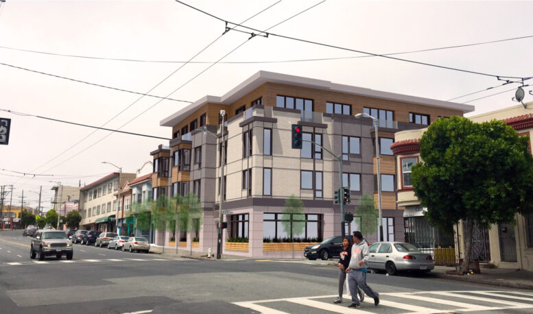 5500 Mission Street, rendering by Schaub Li Architects