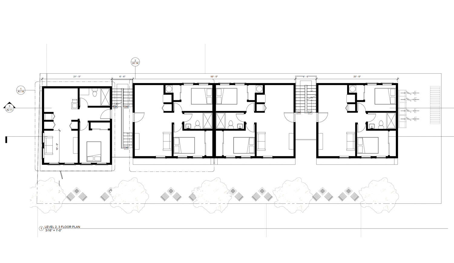 6518 San Pablo Avenue floor plans, illustration by Design Manou