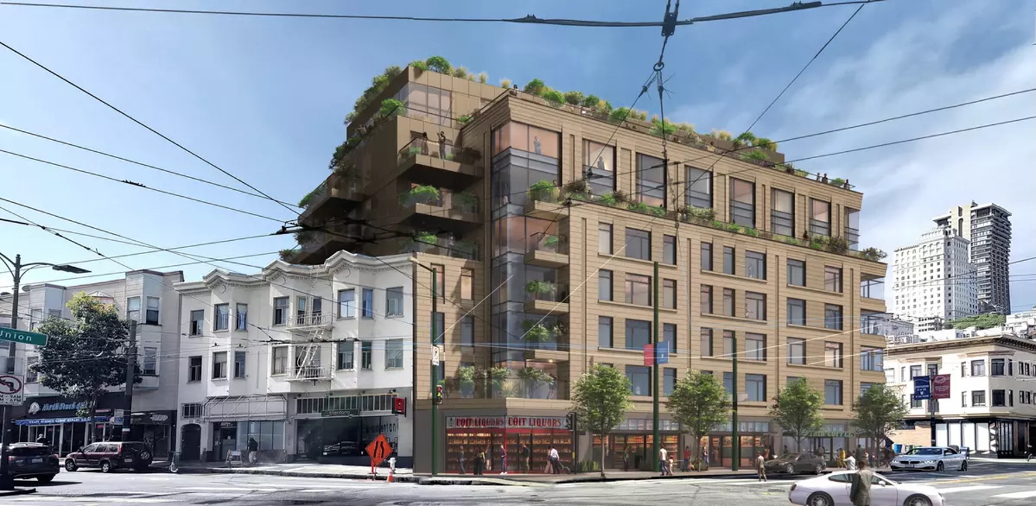 659 Union Street redevelopment plans, rendering by Powell Partners