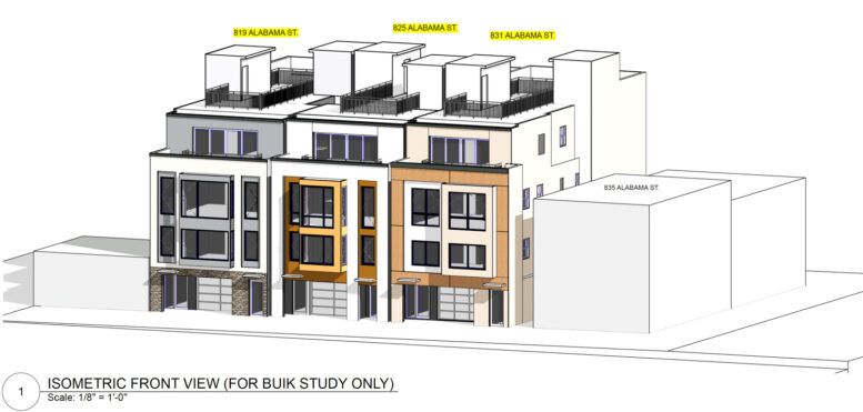 819-831 Alabama Street, illustration by S&P Structural Engineers