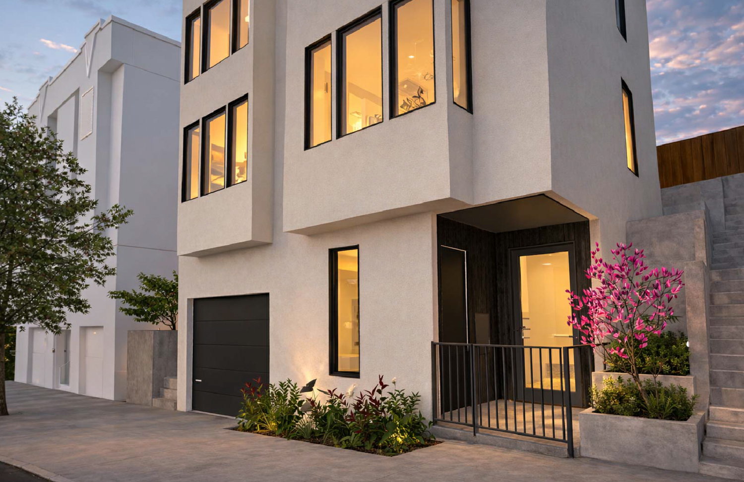 853 Church Street pedestrian view, rendering by Troy Kashanipour Architecture