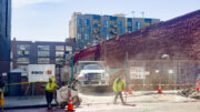 967 Mission Street construction activity occurring alongside street work, image by author