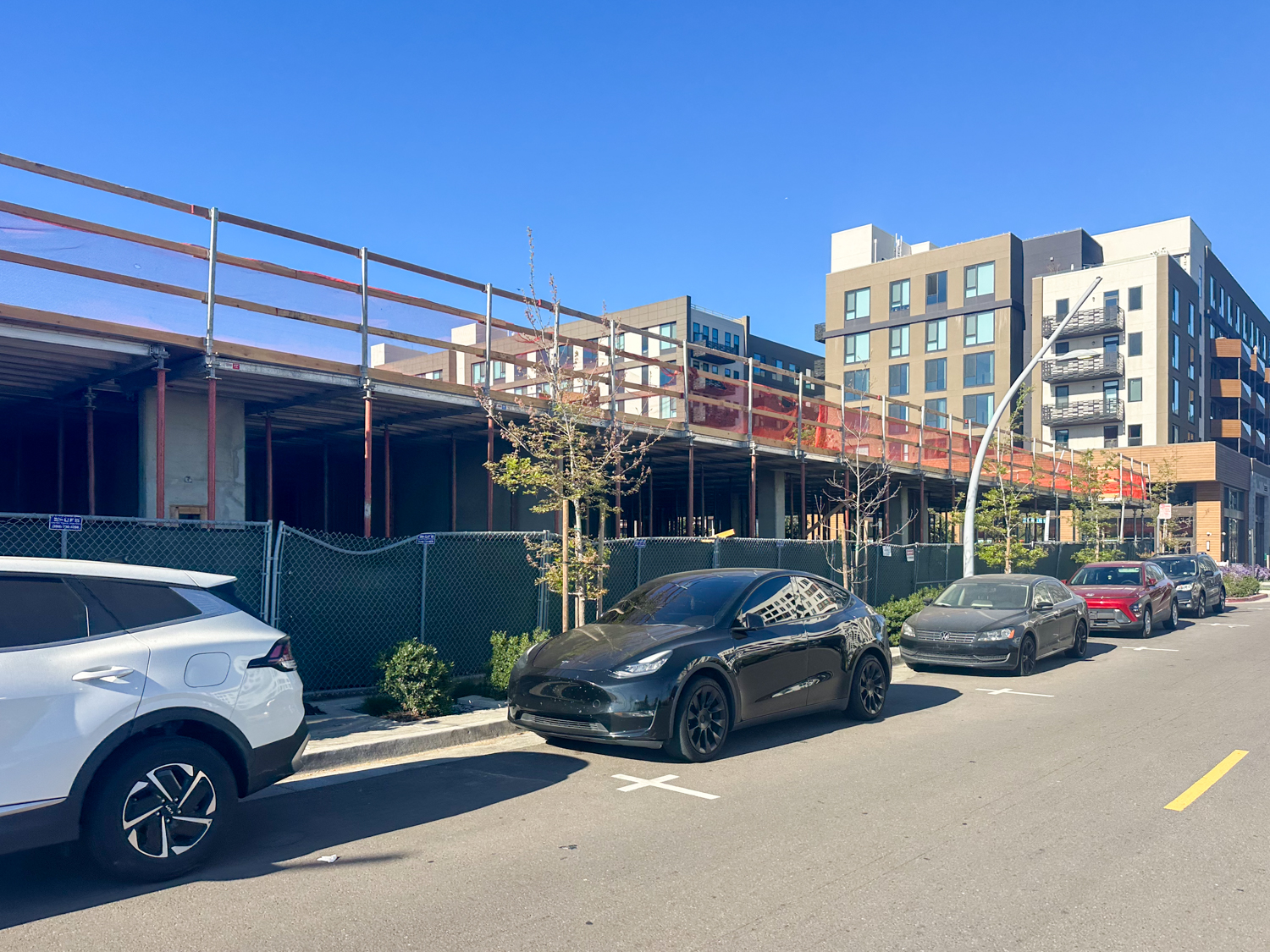 Brooklyn Basin Parcel H construction progress, image by author