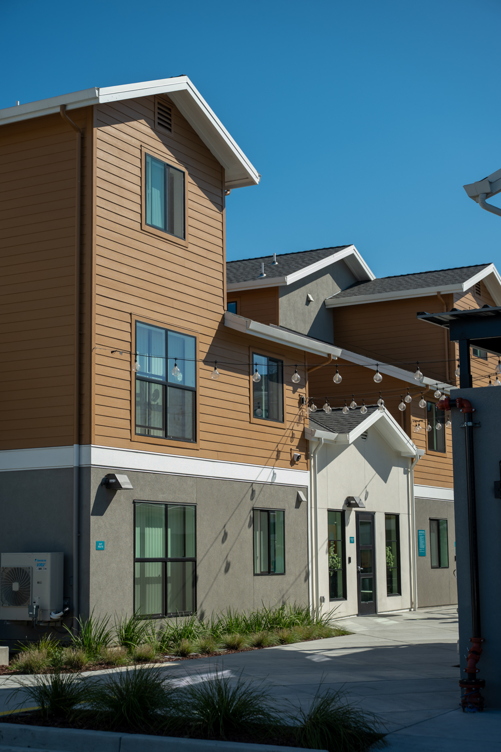 Legacy Court Apartments architectural detail, image courtesy the project team