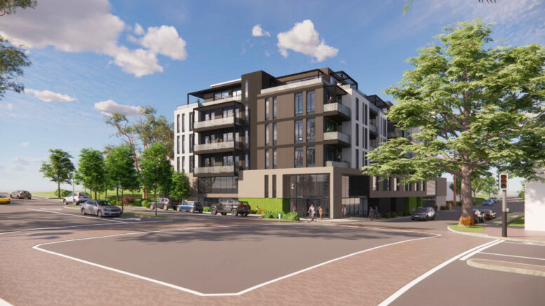 3458 Mount Diablo Boulevard street view, rendering by Ascend Architecture