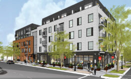 1401 H Street, rendering by Vrilakas Groen Architects