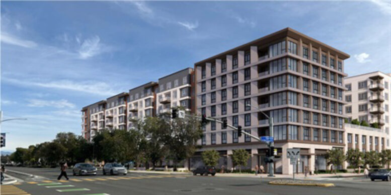 19300 Stevens Creek Boulevard, rendering by TCA Architects