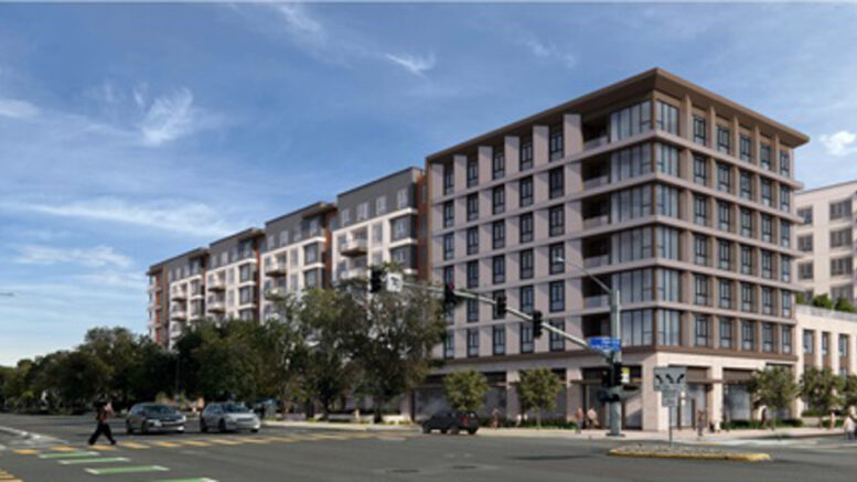 19300 Stevens Creek Boulevard, rendering by TCA Architects