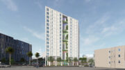 1939 Market Street corner view, rendering by YA Studio