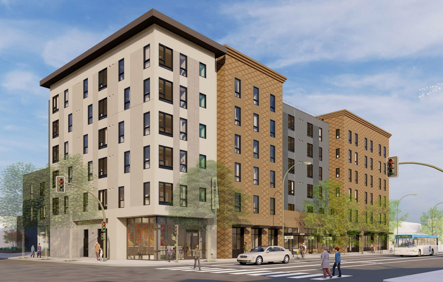2700 International Boulevard, rendering by PYATOK