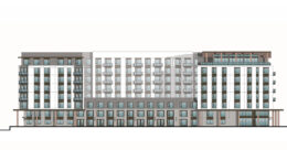 3350 West Bayshore Road establishing view, illustration by BDE Architecture