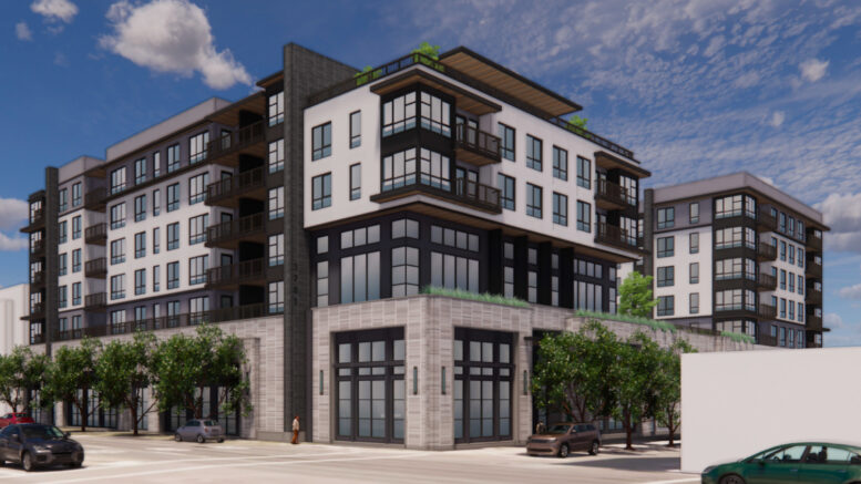 3781 El Camino Real, rendering by BDE Architecture