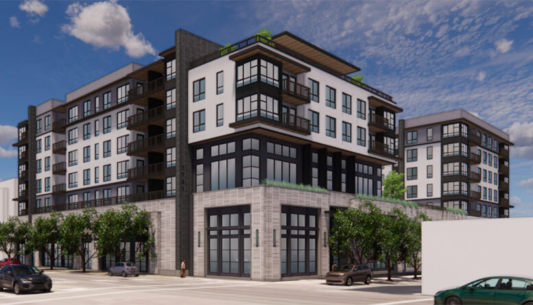 3781 El Camino Real, rendering by BDE Architecture