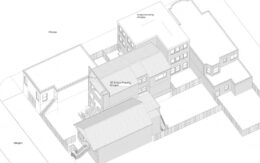 490 Ellington Avenue aerial overview, illustration by Yuflux Engineering