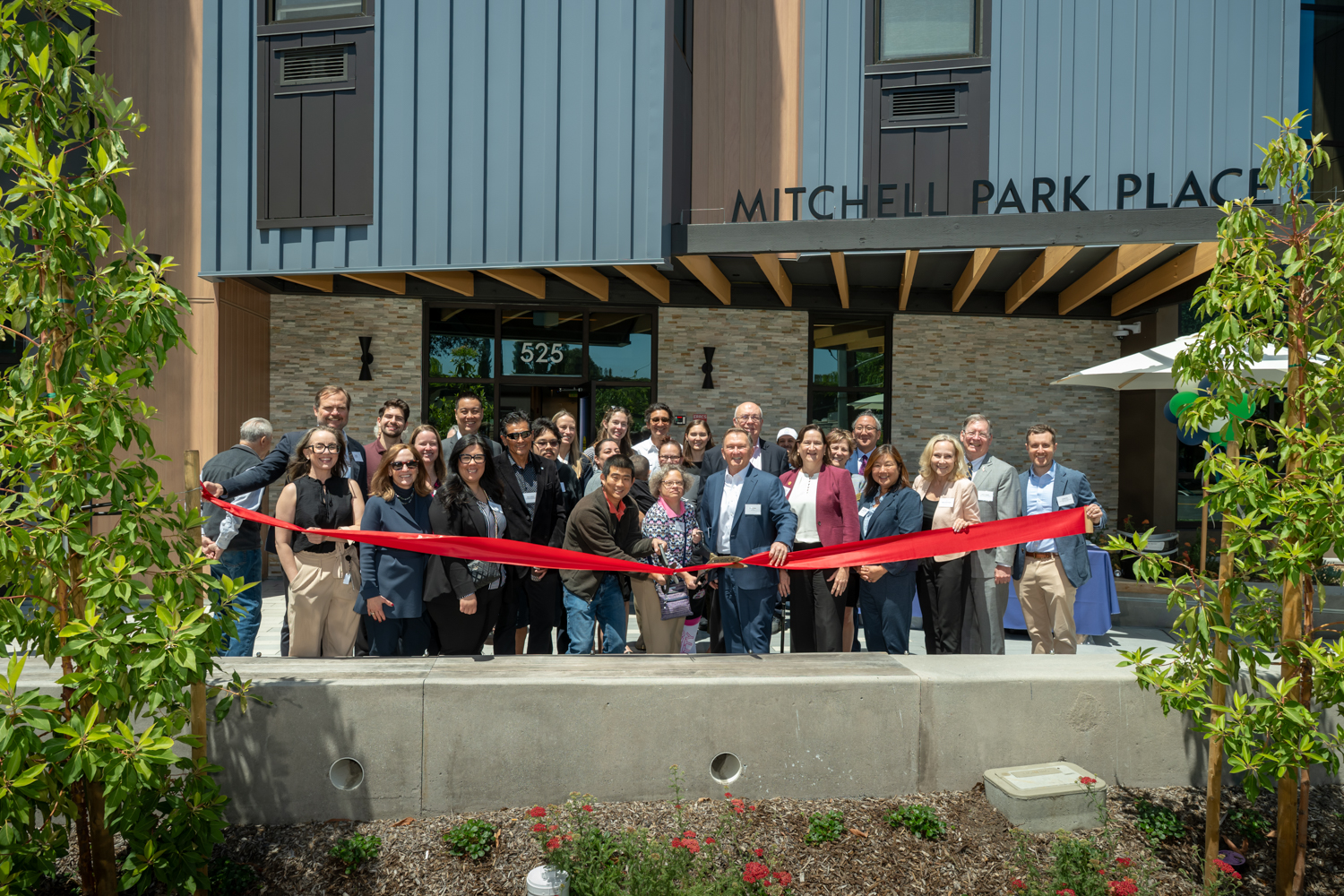 525 East Charleston Road ribbon cutting, image courtesy Eden Housing