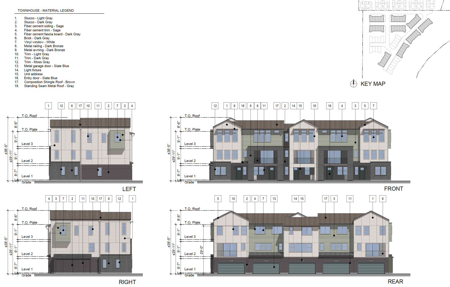 Island Parkway Redwood City townhouses, illustration by KTGY