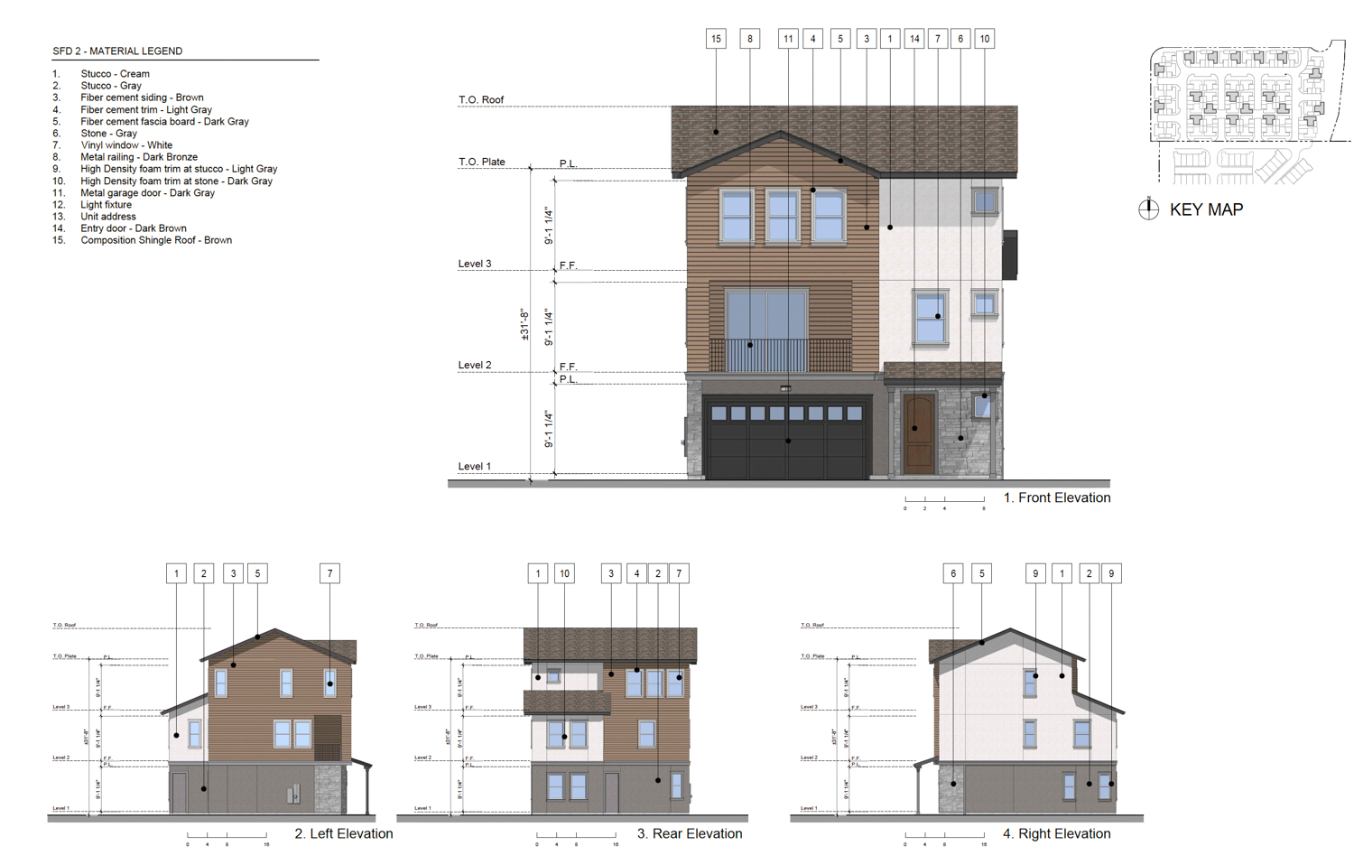 Island Parkway single-family house, illustration by KTGY