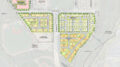Island Parkway site plan, illustration by KTGY