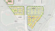Island Parkway site plan, illustration by KTGY