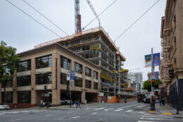 1123 Sutter Street construction, image by author