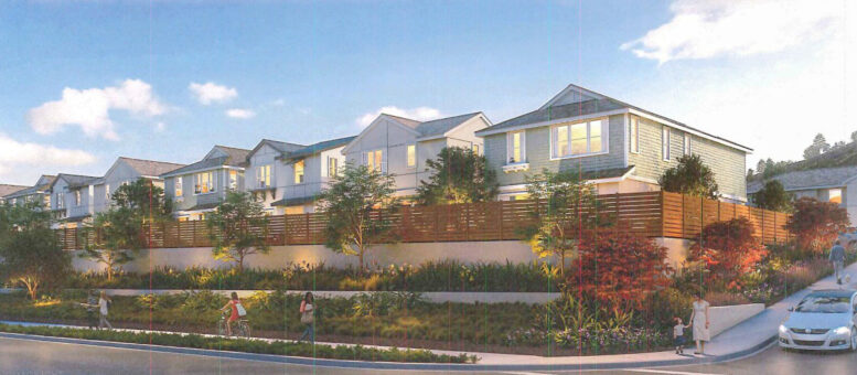 1135 Canal Boulevard view from Seacliff, rendering by KTGY