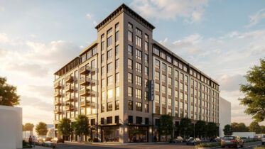 1330 El Camino Real, rendering by BDE Architecture