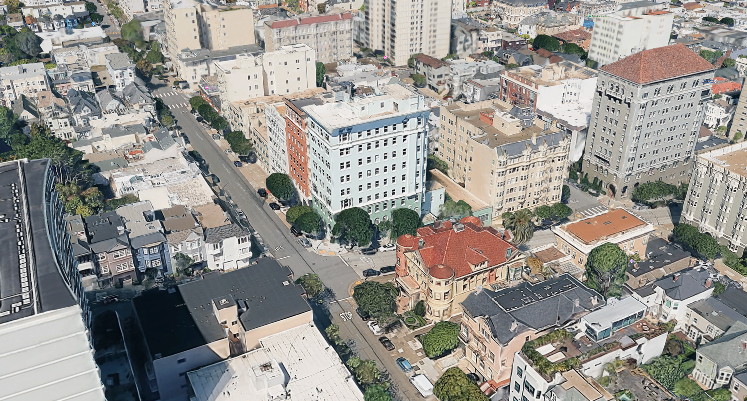 2100 Jackson Street, image via Google Satellite