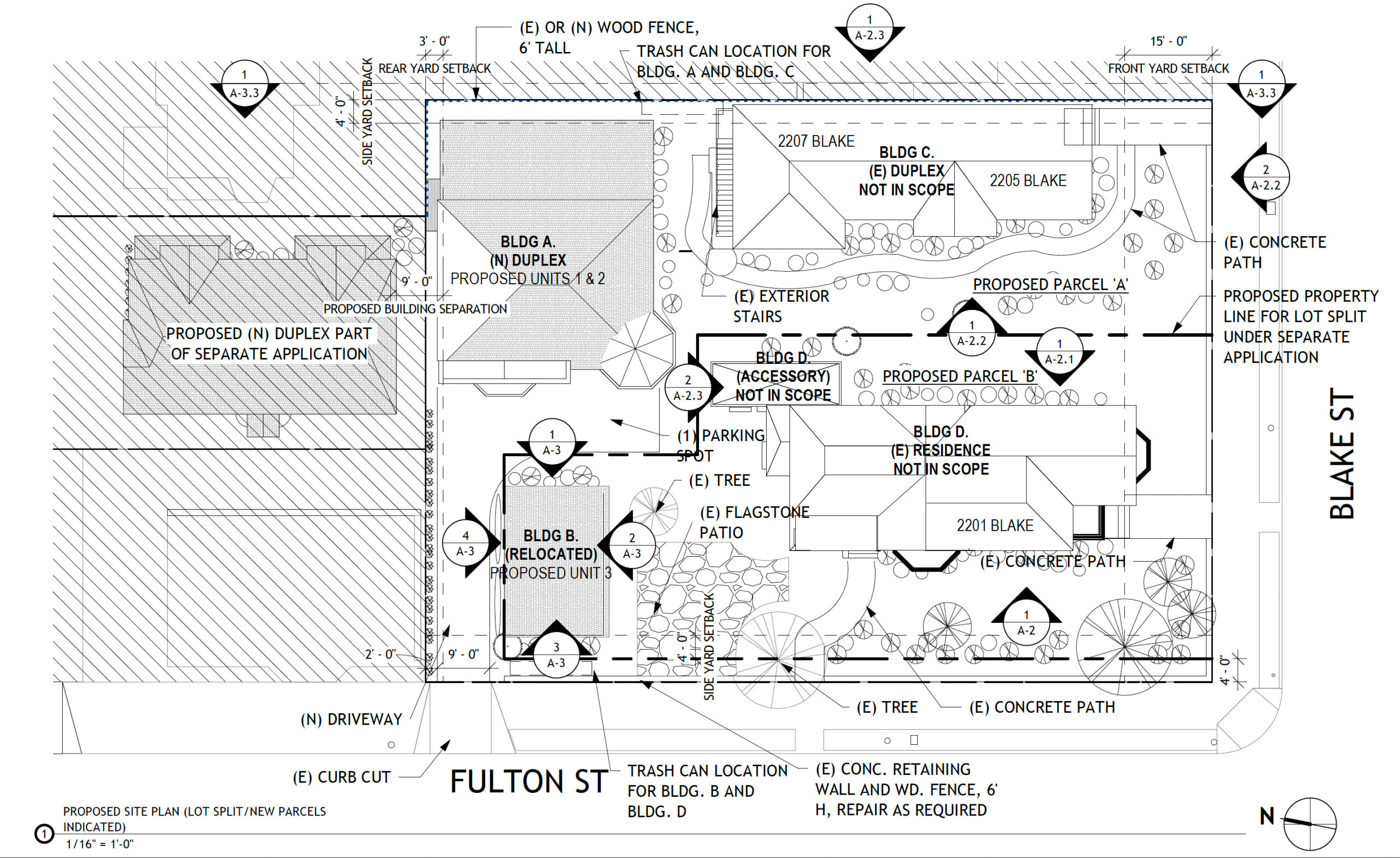 2201 Blake Street site plan, illustration by Studio KDA