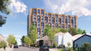 2920 Shattuck Avenue pedestrian view, rendering by SDT Architects