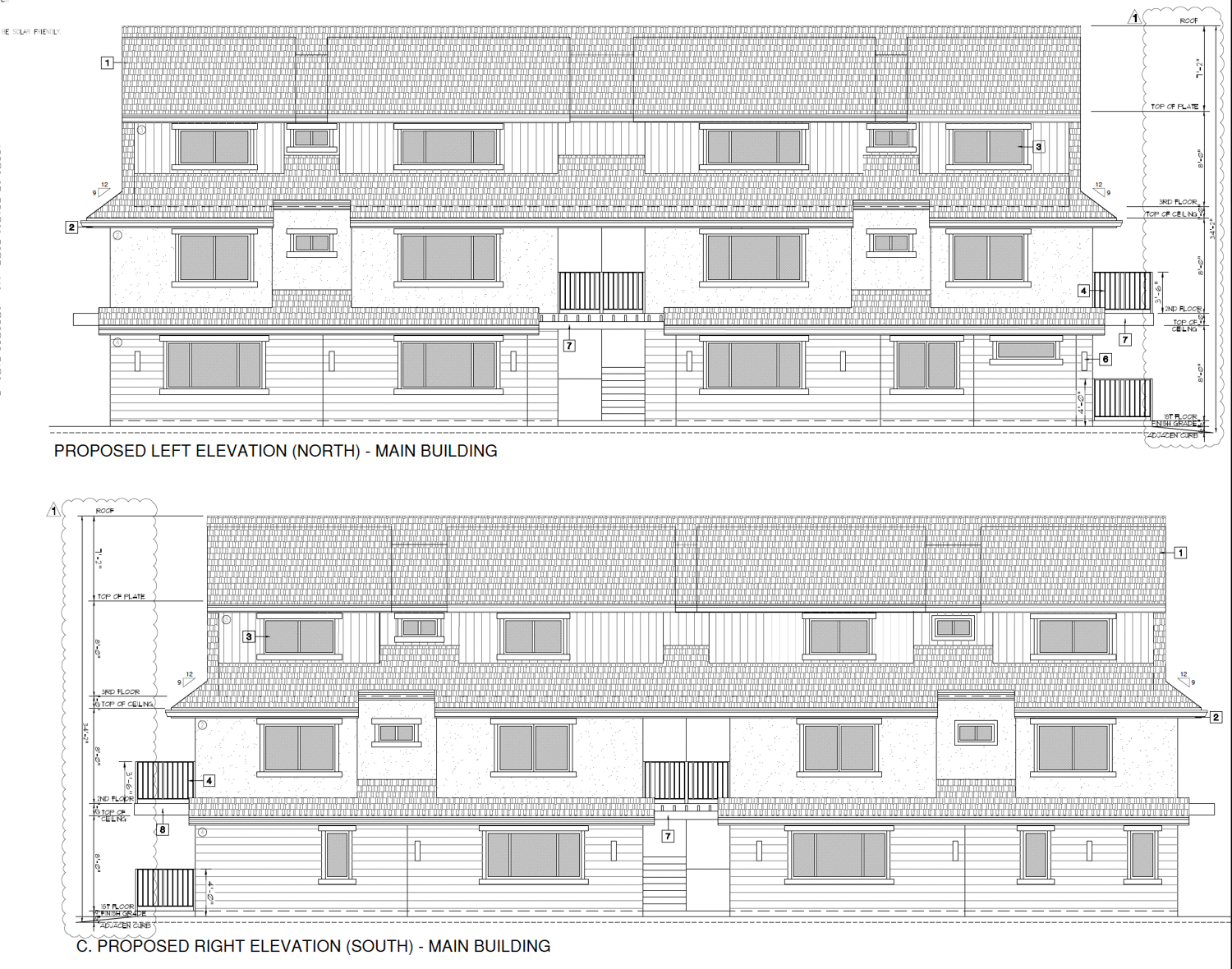 333 Franklin Street elevation, illustration by Hau-Ching Liao