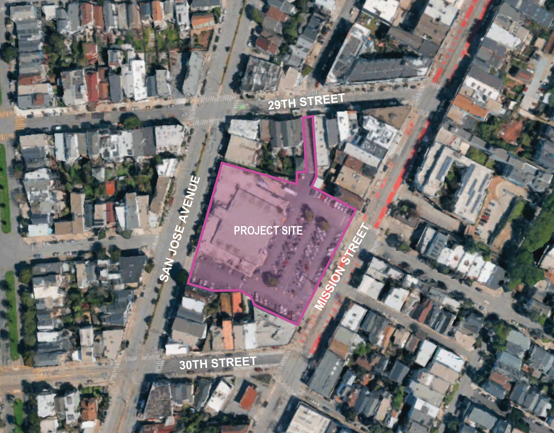3350 Mission Street site plan, image via plan set
