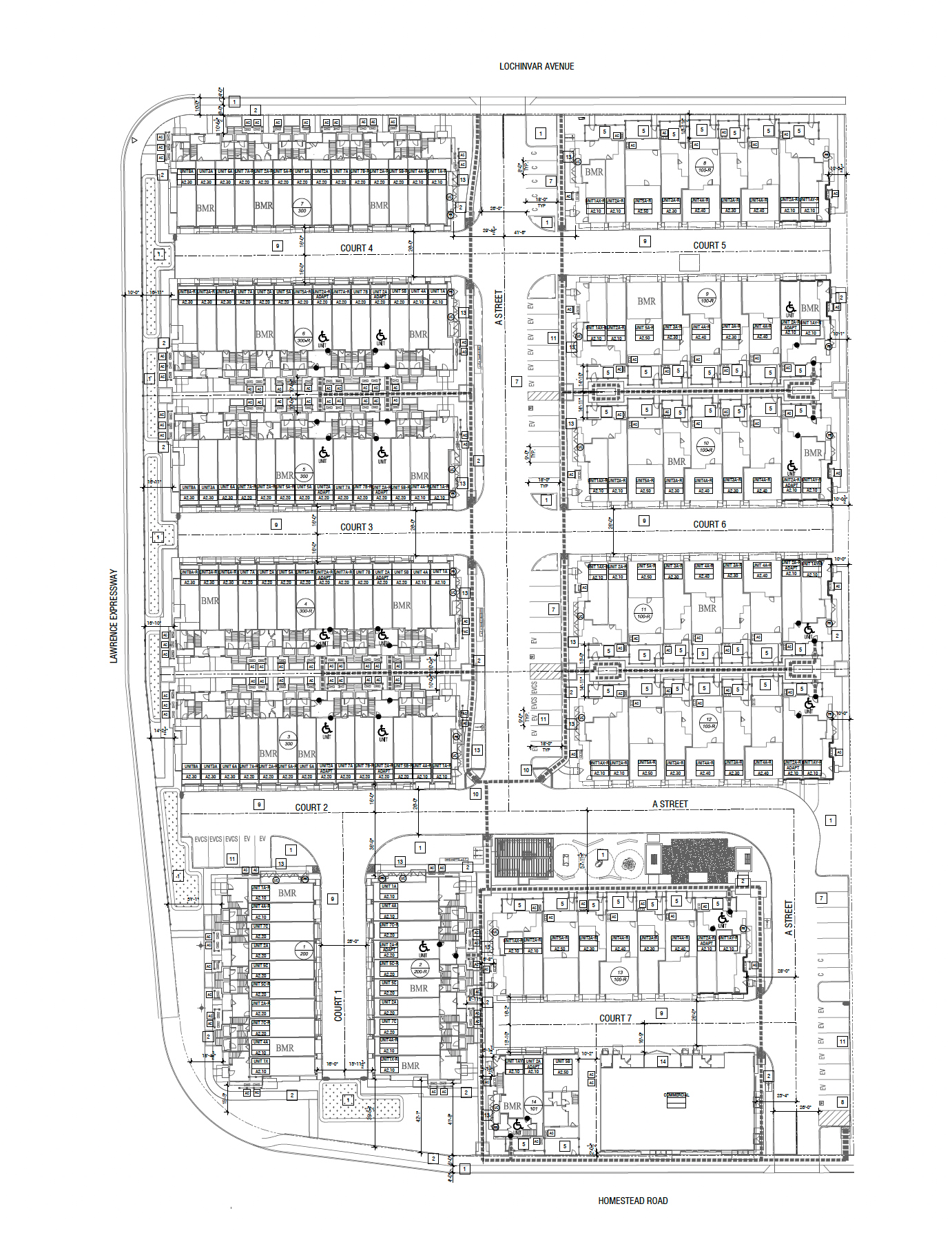 3521 Homestead Road site plan, illustration by William Hezmalhalch Architects